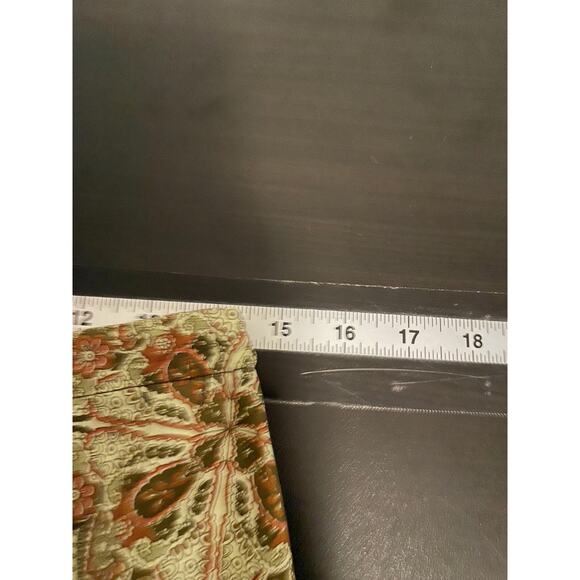 Vintage Forever 21 Juniors Skirt Size 7 Green Geometric All Over Print Boho Art - Picture 5 of 7